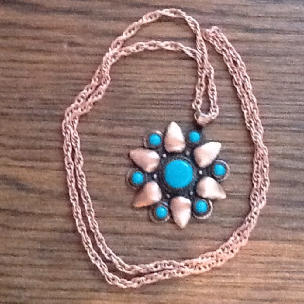 🔆Native American Old Copper Medalion Boho🔆